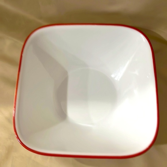 Corelle Square Bowls HAMANI GARDEN FLOWER. Set of (2). Made in USA. 6.5”. A1707. - Picture 3 of 5